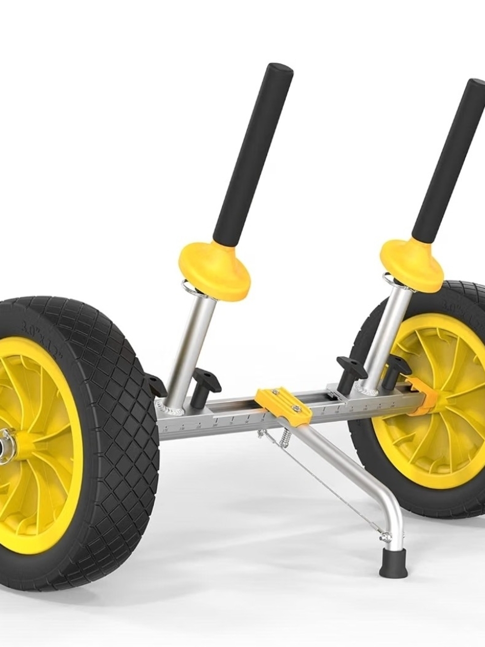 Bonnlo Kayak Cart Dolly with Wheels, Detachable Canoe Cart with Kickstand